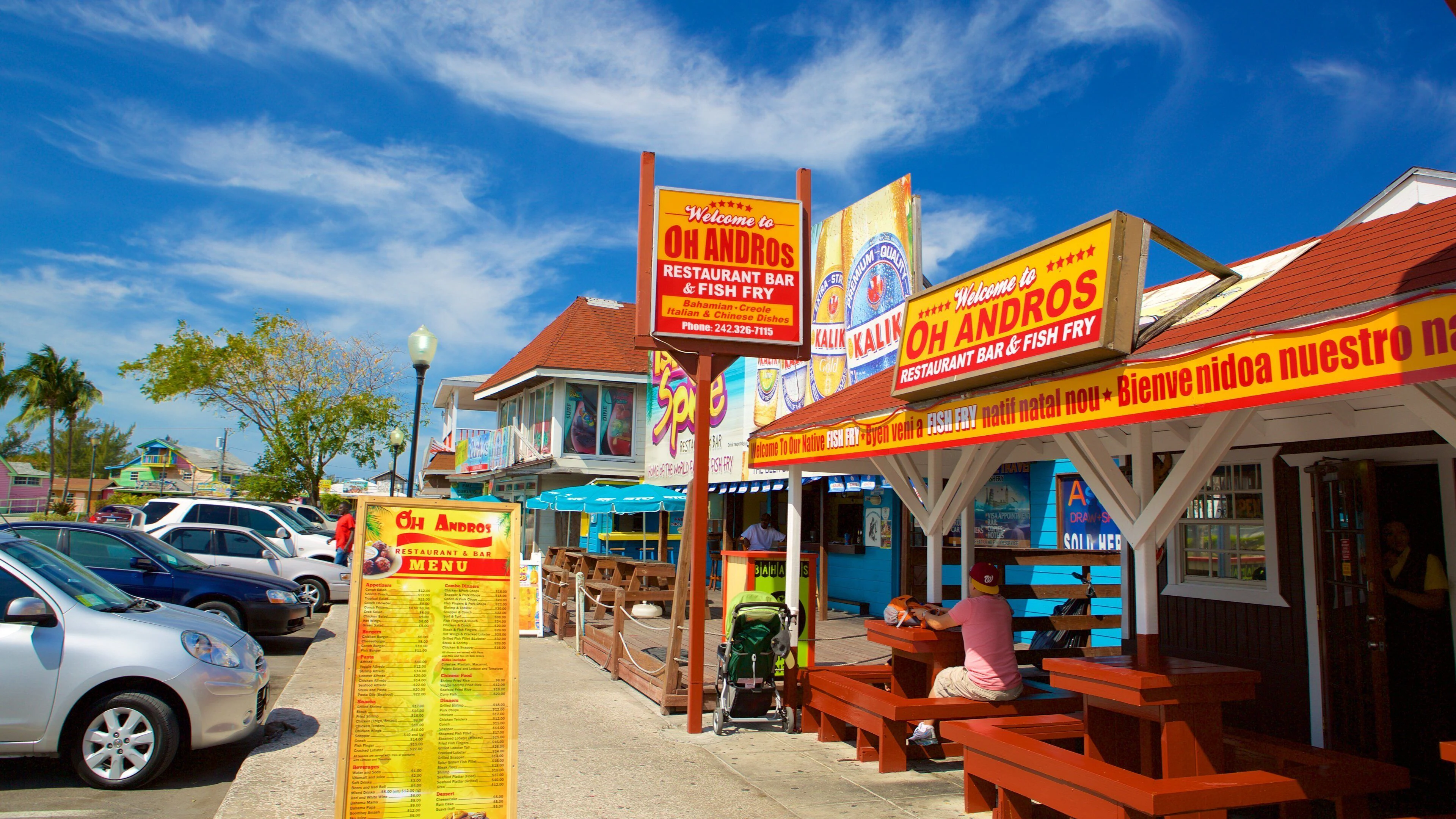 Arawak Cay Fish Fry Nassau — restaurantes locales de mariscos y ambiente caribeño